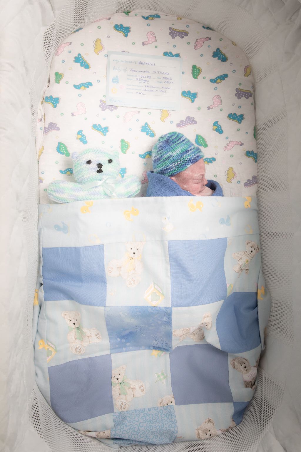 Bears of Hope Cuddle Cots In honour of our stillborn Braxton Pinal